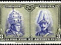 Spain 1928 Pro Catacumbas 3 CTS Green Edifil 405